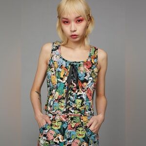 Dangerfield Gore Geous Print Corset Top